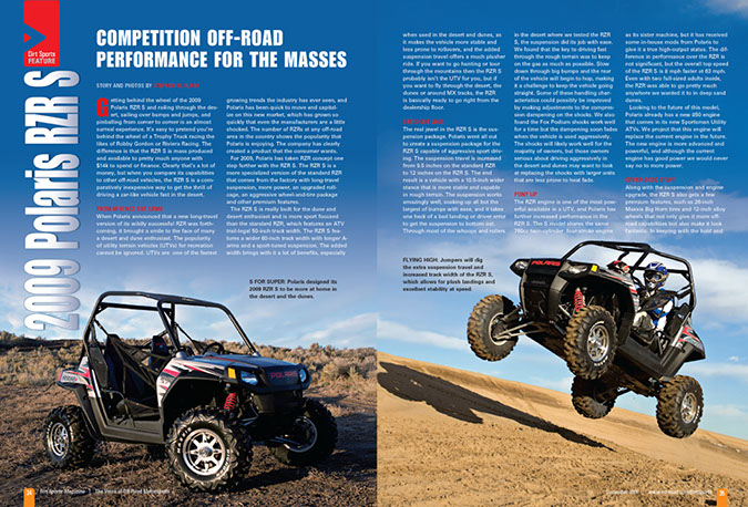 dirt sports magazine article